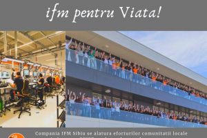 Compania IFM donează 50.000 de euro pentru Spitalul Judeţean Sibiu