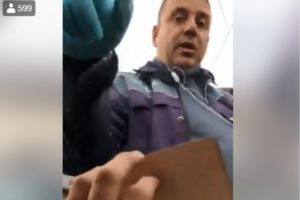 IMAGINI HALUCINANTE. Şofer amendat de poliţist, deşi avea actele în regulă: 