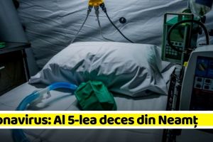 Coronavirus: Al 5-lea deces din Neamţ. 94 în ţară