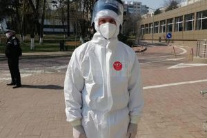 Sorin, VOLUNTAR în prima linie, în focarul de la spitalul din Suceava