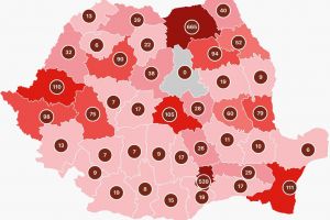 22 de cazuri de infectare cu Covid-19 în Bistriţa-Năsăud