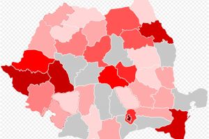 Numărul de cazuri confirmate, pe judeţe, potrivit raportării INSP. Harghita e în ceaţă…