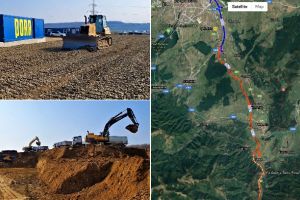 FOTO| Asociaţia Pro Infrastructura: Au început lucrările pe lotul 1 al autostrăzii Sibiu-Piteşti, secţiunea Sibiu-Boiţa. „Evident, avem în continuare probleme birocratice”