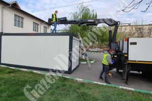 ȘTIREA DE BINE: Geo-Sting a donat Spitalului Judeţean de Urgenţă Târgovişte un container sanitar