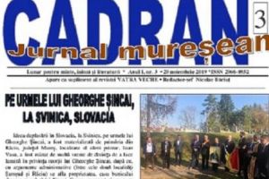 A apărut un nounumăr al revistei „Cadran mureşean”
