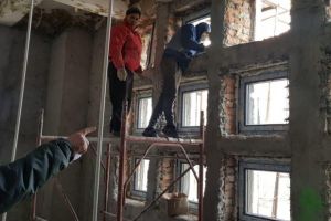 Continua lucrarile la noul sediu al Serviciului de Medicina Legala Constanta, in curtea laterala a Spitalului de Boli Infectioase (galerie foto)