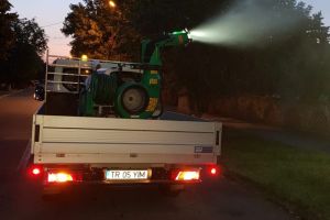 Vineri seara demarează dezinfecţia cu biocid pe domeniul public