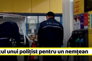 Un poliţist a plătit cu banii lui rovinieta unui nemţean venit din Germania
