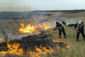 Pompierii au stins astăzi două incendii de vegetaţie uscată