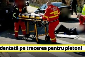 NEAMȚ: Femeie accidentată pe o trecere pentru pietoni din Piatra-Neamţ (FOTO)