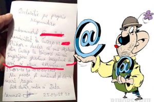Țăran cu texte: Care este adevărul în ce-l priveşte pe bihoreanul care a scris în declaraţie că a ieşit din casă pentru 