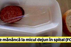 NEAMȚ: Ce se mănâncă la micul dejun în spital (FOTO)