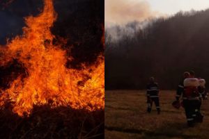 Weekend de FOC! În judeţ au izbucnit 14 INCENDII, în ultimele zile (GALERIE FOTO)