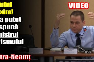 Penibil maxim! Ce a putut să spună ministrul Turismului la Piatra-Neamţ (22 septembrie)