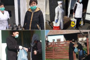 FOTO| Sprijin pentru 300 de persoane din judeţul Alba afectate de epidemia de coronavirus. Programul „Solidaritate prin Filantropie” demarat în Protopopiatele Blaj şi Câmpeni