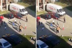 VIDEO: Stare de urgenţă, dar nu pentru toată lumea – În Terezian copiii se joacă în spatele blocului