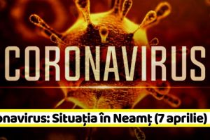Coronavirus: Situaţia în judeţul Neamţ (7 aprilie)
