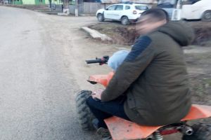 Dosar penal după o plimbare cu ATV-ul prin Mihăileni