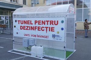 Tuneluri de decontaminare la Spitalul de Neurochirurgie din Iaşi – VIDEO