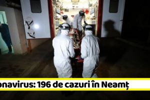 Coronavirus: 196 de cazuri confirmate în Neamţ. Vezi situaţia pe judeţe (8 aprilie)