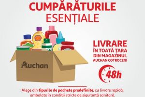 Auchan introduce in magazinul online pachete de cumparaturi predefinite