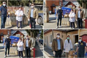 FOTO| Continuă campania de distribuire a materialelor igienico-sanitare destinate protecţiei împotriva virusului Covid-19, în Munţii Apuseni