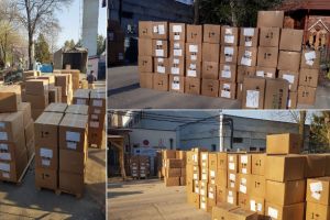 FOTO| 10.000 de combinezoane şi 5.000 de măşti pentu Spitalul Judeţean Alba şi 1.200 de combinezoane şi 1.200 de măşti pentru Spitalul de Pneumoftiziologie Aiud