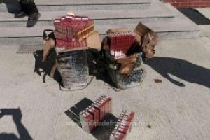 Țigări de contrabandă confiscate depoliţiştii de frontieră la Valea Vişeului