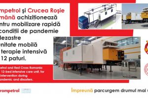 Unitate mobila de terapie intensiva, donata UGSU: Rompetrol continua sa sprijine lupta impotriva pandemiei, prin Crucea Rosie Romana   