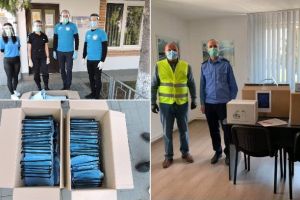FOTO| Materiale de protecţie pentru jandarmi ,donate de organizaţiile şi asociaţiile din Alba Iulia