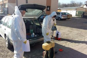 Primăria Liteni a organizat o acţiune de dezinfecţie de nivel înalt în toate localităţile
