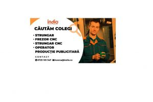 Căutăm colegi!