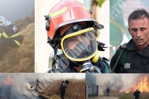 Credeţi ca lupta cu focul e uşoară?! Dacă nu încetăm cu arderea vegetaţiei uscate, la un moment dat nu va mai avea cine să vină la intervenţii