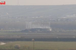 Depozitul de deşeuri de la Ipoteşti, un adevărat vulcan fumegător