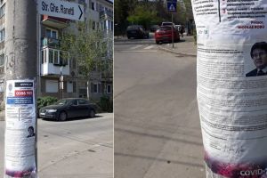 Scrisoarea despre coronavirus a prof. dr. Nicolae Robu, lipită şi pe stâlpii din oraş. Edilul: „Sunt primarul Timişoarei!”