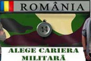 ŢINTEŞTE SUS ! FII CEL MAI BUN ! Acum ai şansa de a avea o carieră în armată !  Depinde doar de tine !