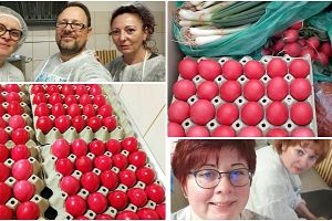 FOTO. Voluntarii O Masă Caldă au pregătit coşuri de Paşte pentru cei sărmani