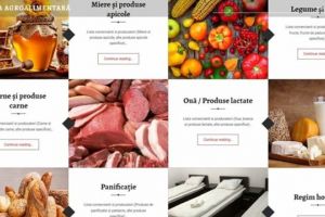 Făgăraşenii pot cumpăra online produse din Piaţa Agroalimentară