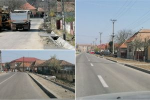 FOTO. Lucrările de modernizare a străzilor din Ocna Mureş continuă şi în perioada pandemiei