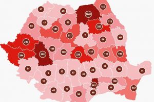 În Bistriţa-Năsăud sunt tot 82 de cazuri confirmate de coronavirus. Încă o persoană s-a vindecat