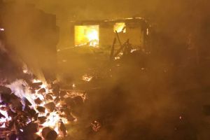 Incendiu devastator la Șieuţ: patru gospodării, cuprinse de flăcări
