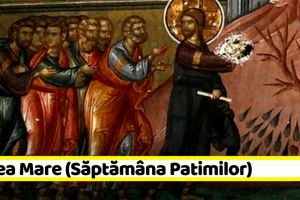 13 aprilie: Lunea Mare (Săptămâna Patimilor)