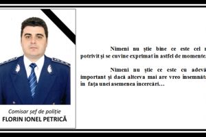 Doliu la IPJ Harghita. Șeful Serviciului Criminalistic s-a stins din viaţă