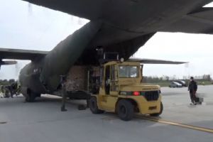 MApN. Misiuni de transport a unor echipamente medicale din Germania (video) 
