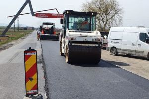 VIDEO Se lucrează pe  Drumul Naţional 11