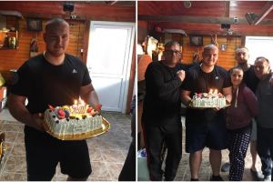 O zi de nastere minunata!“: Rugbystul Florian Ciocoiu, omul meciului Tomitanii Constanta - Știinta Baia Mare, a facut 20 de ani (galerie foto)