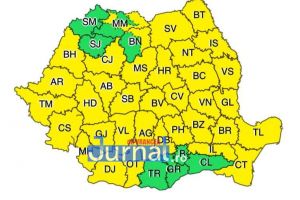 Se schimbă vremea! Cod galben de vânt puternic şi ninsori în zona de munte