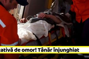 NEAMȚ: Tentativă de omor! Tânăr înjunghiat de mai multe ori