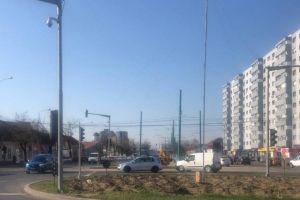 Încep testele la noua linie de tramvai de pe Calea Șagului