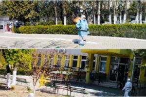 Continua actiunile de dezinfectie la Caminul pentru Persoane Varstnice din Constanta (galerie foto)
